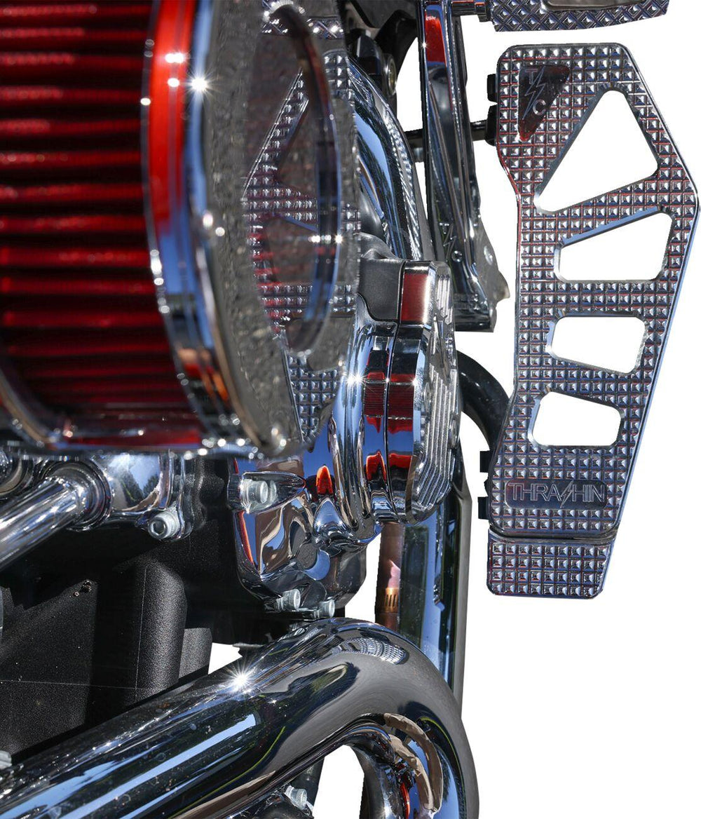 Thrashin Supply Co Cam Cover For Harley Davidson FLFBS 1868 2024 - Chrome/Triple Nickle Plated