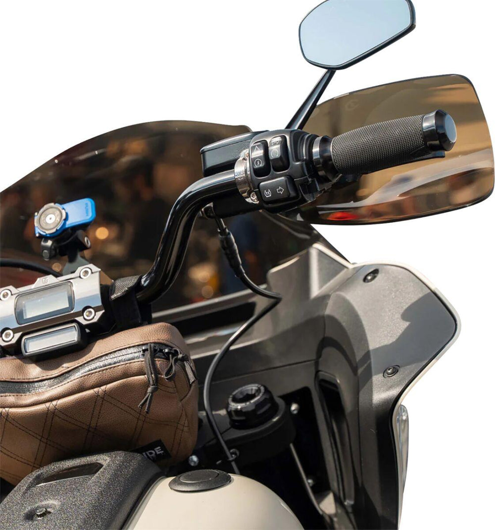 Klock Werks Flare Hand Guards For Harley Davidson FLHLT 1923 ABS 2026 - Bronze/Brown