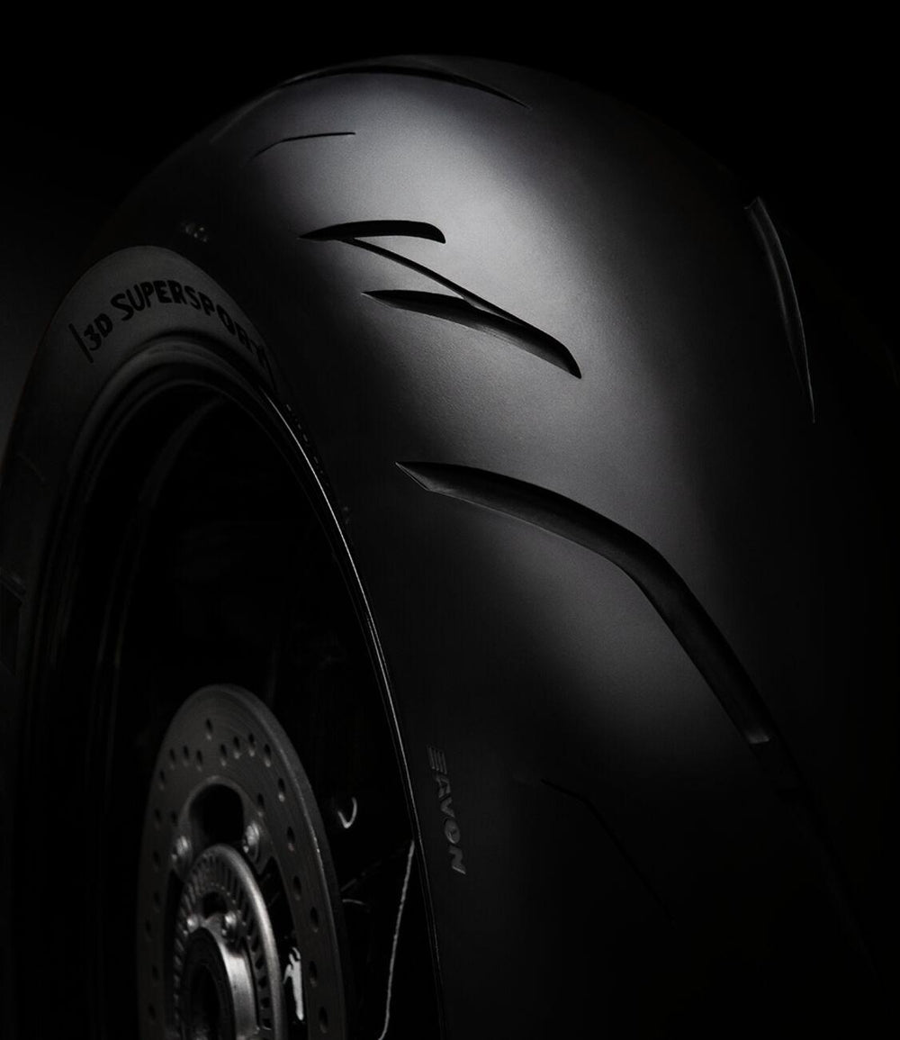 Avon 3D Supersport Rear Tyre Blackwall TL 75W 180 60ZR17"