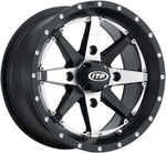 ITP Cyclone Wheel For Can Am Commander 1000 EFI 2011-2017 Fits Front Or Rear 14x7" - Black
