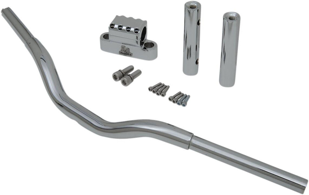 LA Choppers Kage Fighter-T Handlebar 25.5 cm (10") - Chrome
