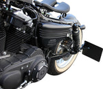 Cult Werk Bobber Side Panels For Harley Davidson XL 1200 C 2014-2020 - Gloss Black