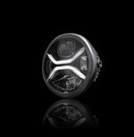 Koso Xenith LED Headlight Front Black Clear