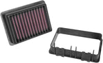 K&N High Flow Air Filter For KTM  AdVenture 390 2020-2024 - Black Red
