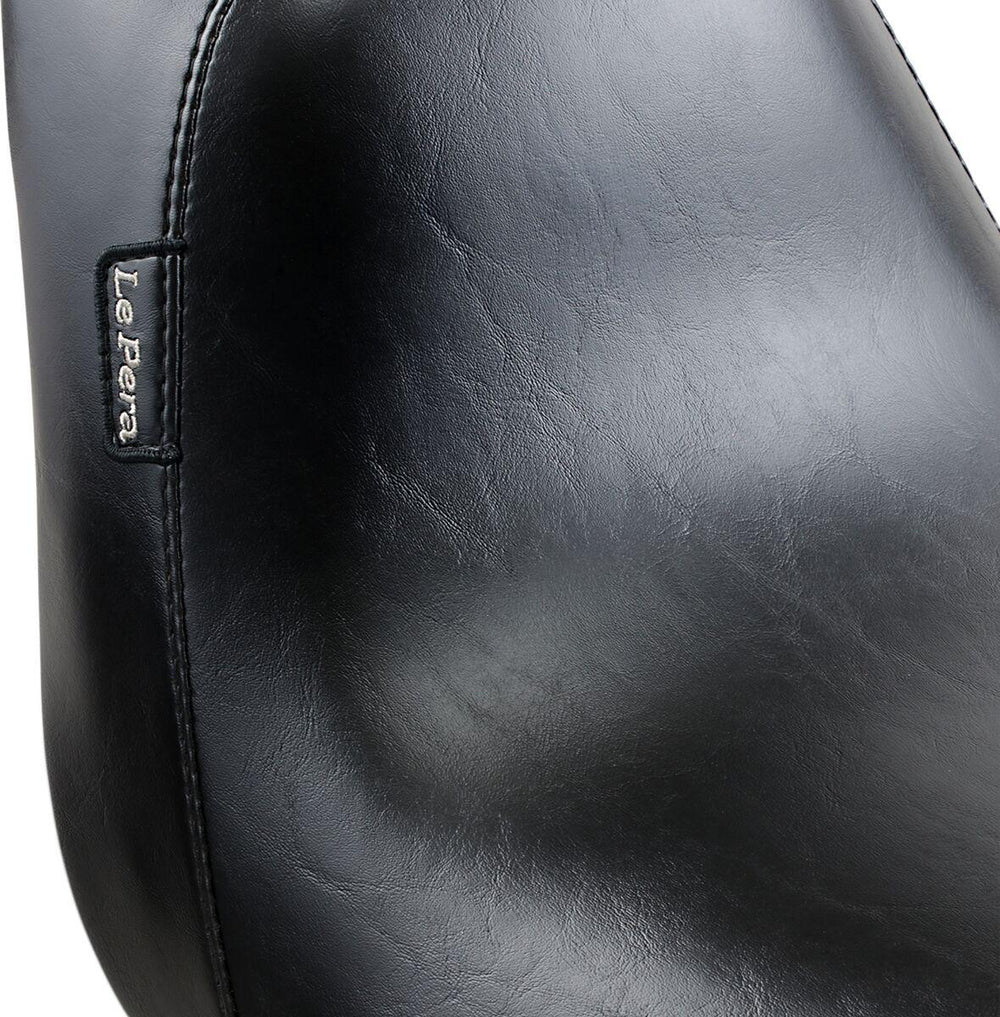 LE Pera Bare Bones Solo Foam Seat For Harley Davidson FLSTF 1450 2006 Smooth - Black