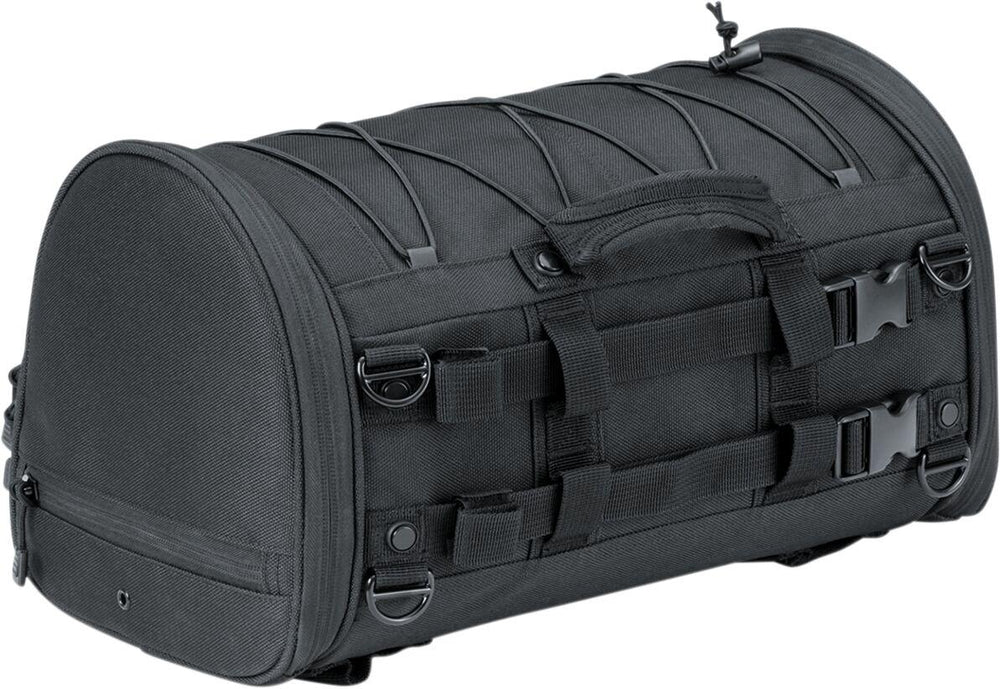 Kuryakyn Momentum Rambler Rear Roll Bag 21L - Black
