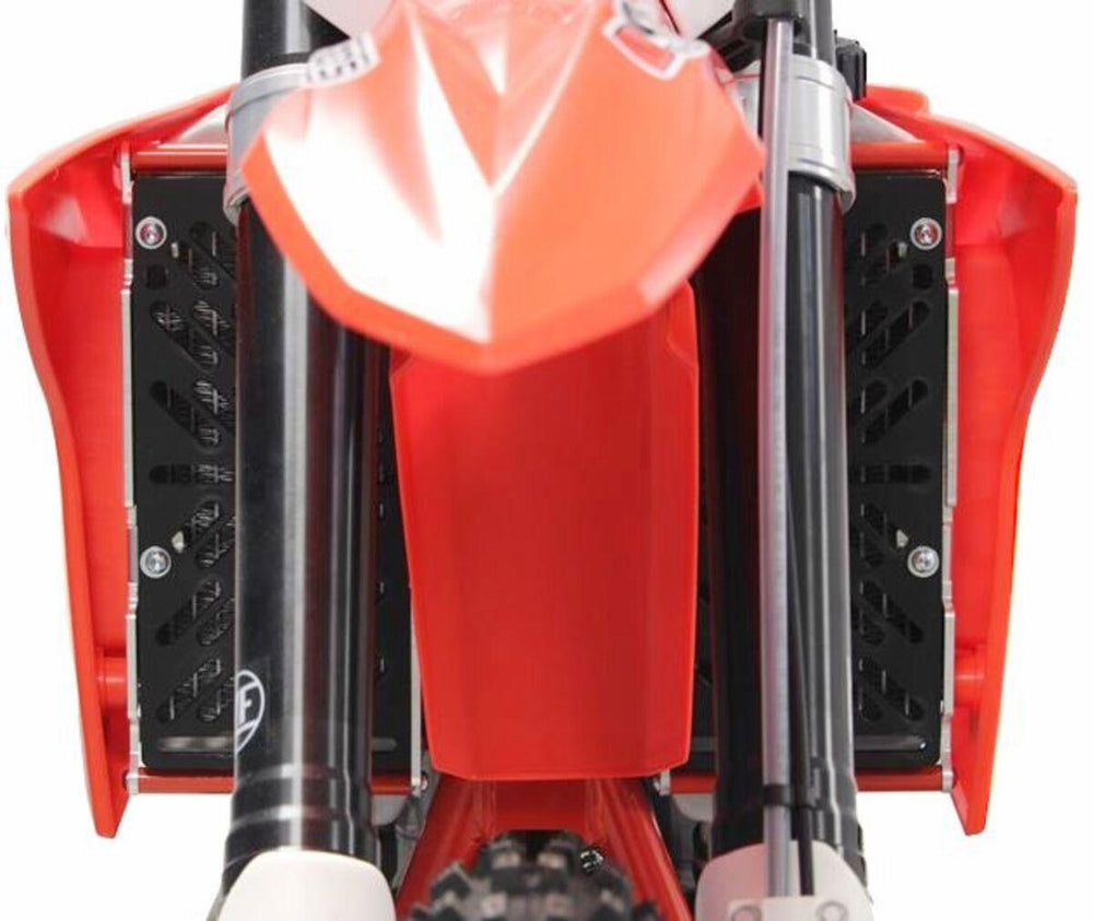 AXP Xtrem Radiator Guards For Beta RR 125 2020-2023 - Black/Silver