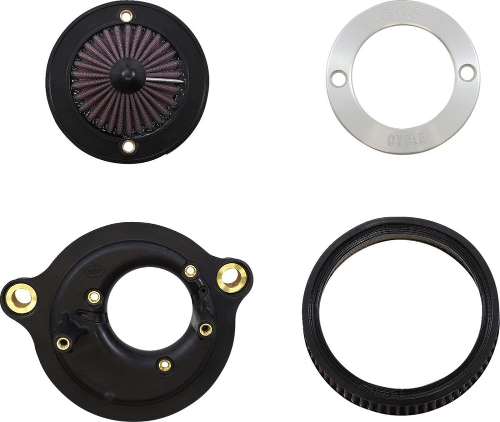 S&S Cycle Air Stinger Stealth Air Cleaner Kit For Harley Davidson FLDE 1750 2018-2020 - Chrome