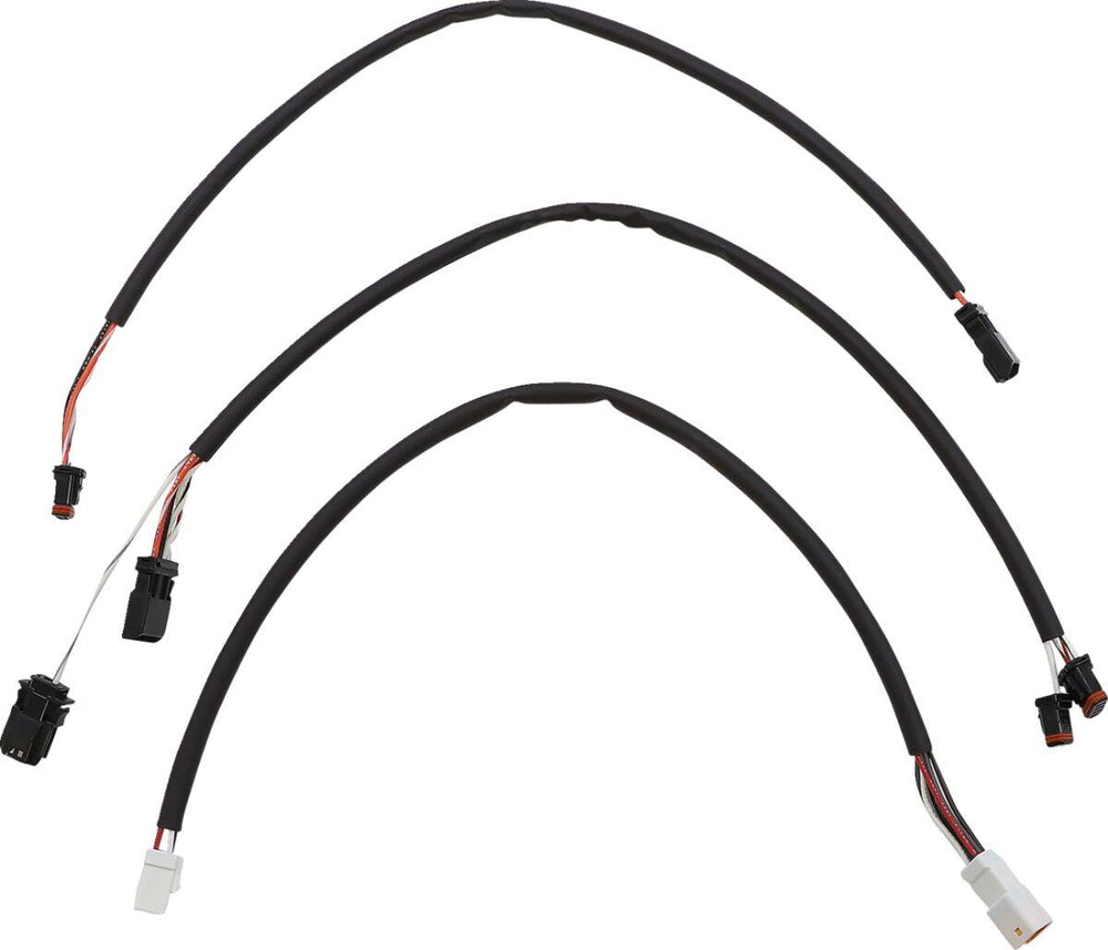 Magnum Shielding  Pearl Designer Handlebar Cable Install Kit For Harley Davidson FLHR 1750 2021-2022 45.5 - 51cm (18" - 20") - Black