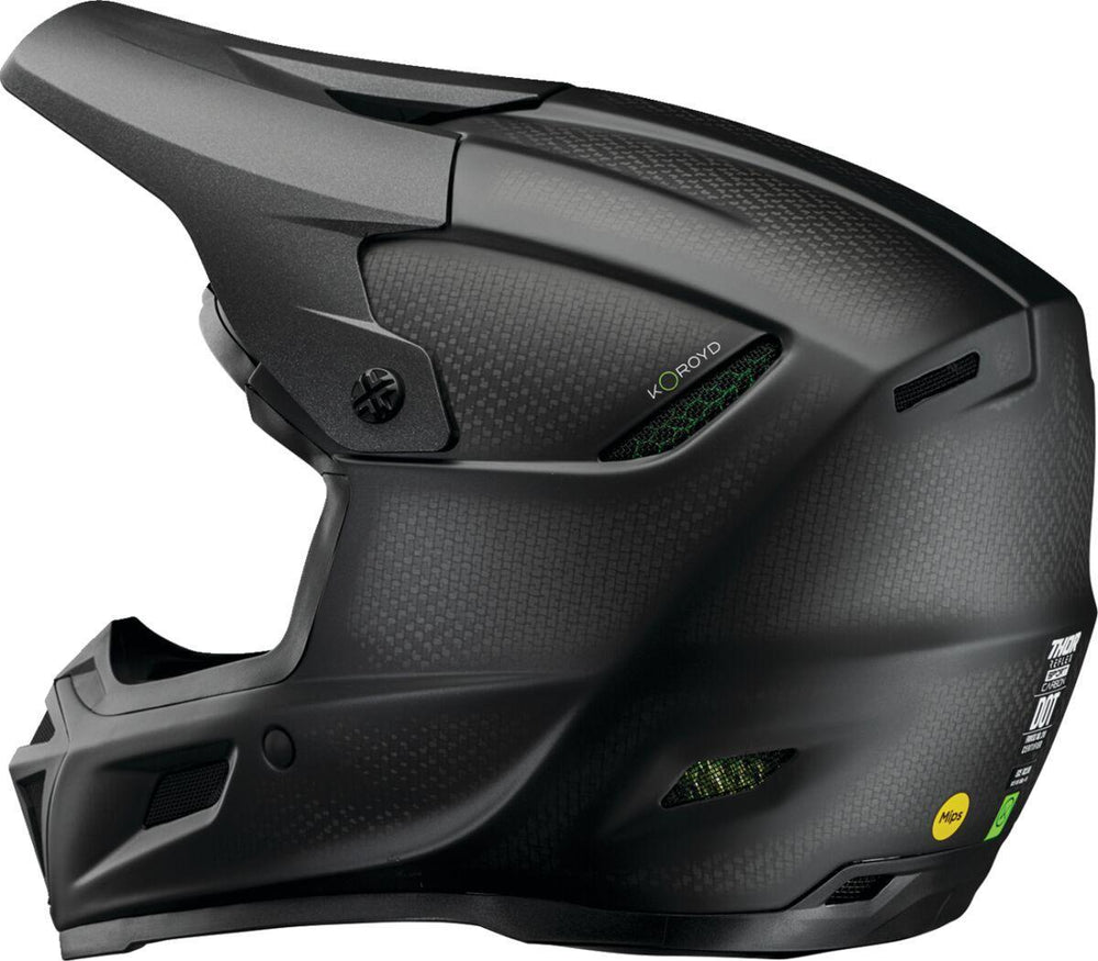 Thor Reflex Sport Carbon Stealth MIPS Helmet - Black