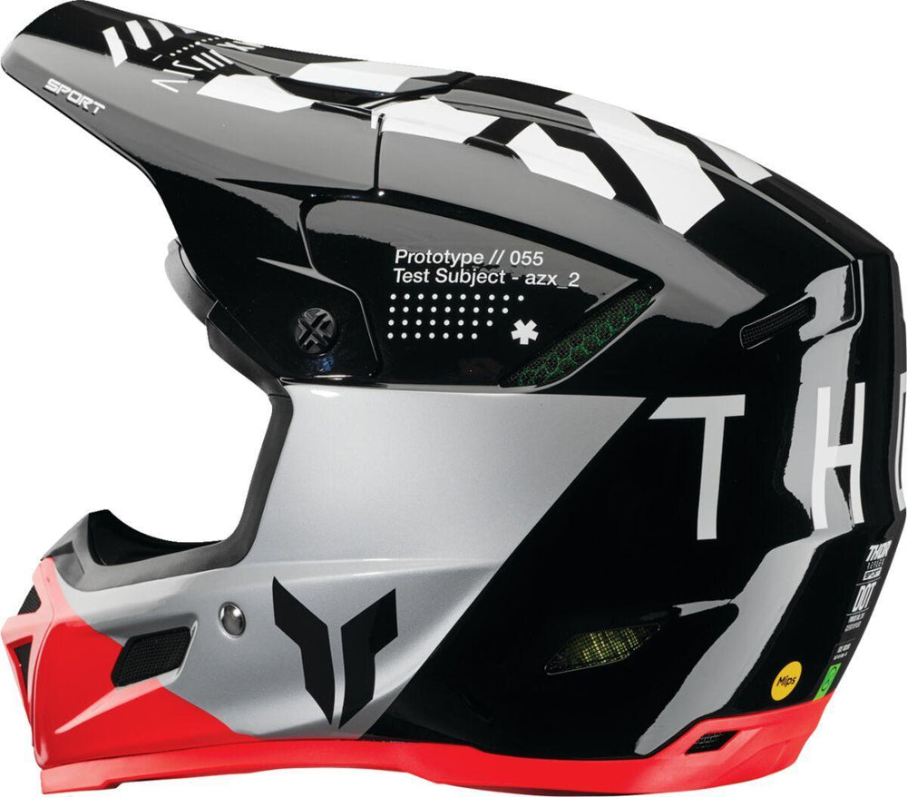 Thor Reflex Sport Strike MIPS Helmet - Black Red