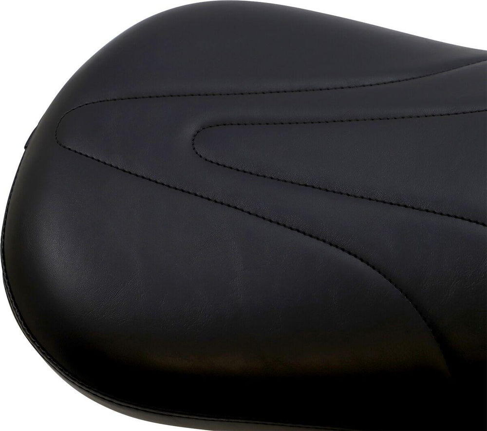 LE Pera Sorrento 2 Up Seat For Harley Davidson FLHR 1584 2008-2011 Stitched 13 x 18" - Black