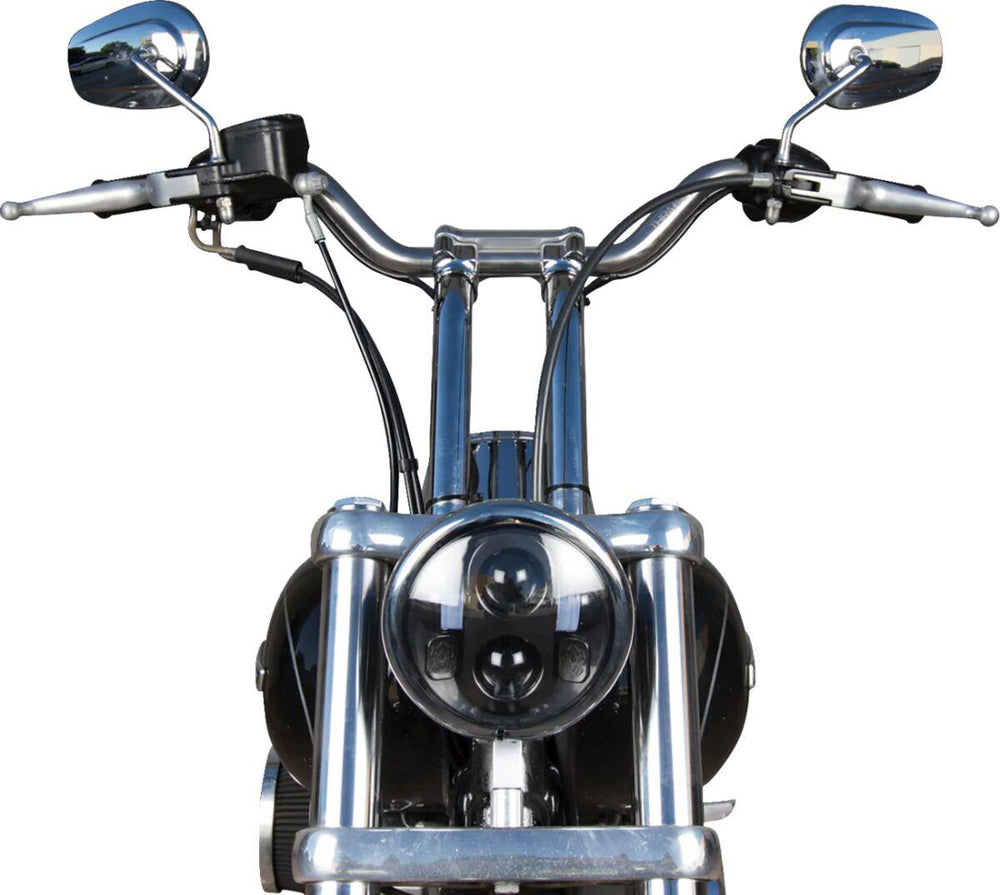 Thrashin Supply Co 1" Handlebar For Harley Davidson FLHX 1750 ABS 2023 10 cm (4") - Black
