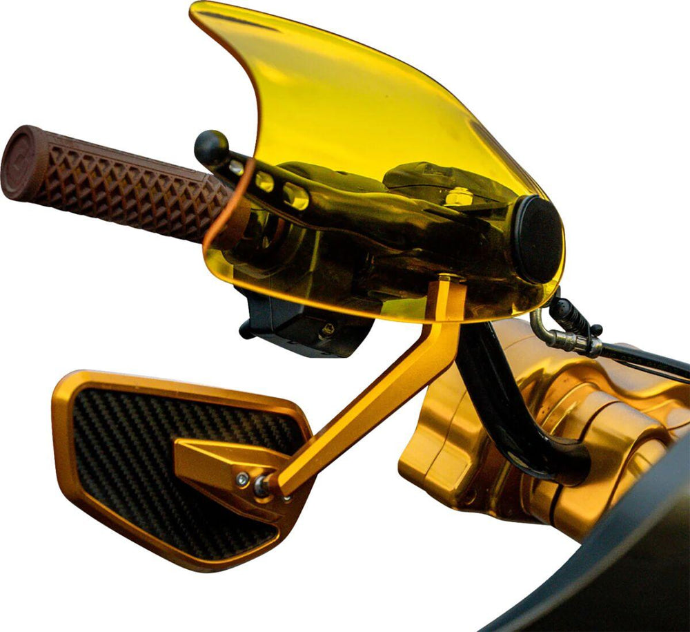 Klock Werks Flare Hand Guards For Harley Davidson FLHLT 1923 ABS 2026 - Gloss/Yellow