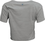 Thor Womens Adult Corp Crop T-Shirt - Heather Grey