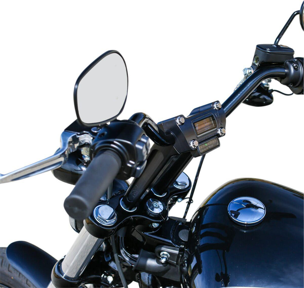 Thrashin Supply Co Handlebar Riser For Harley Davidson FXBB 1750 2018-2020 20.5 cm (8") - Black