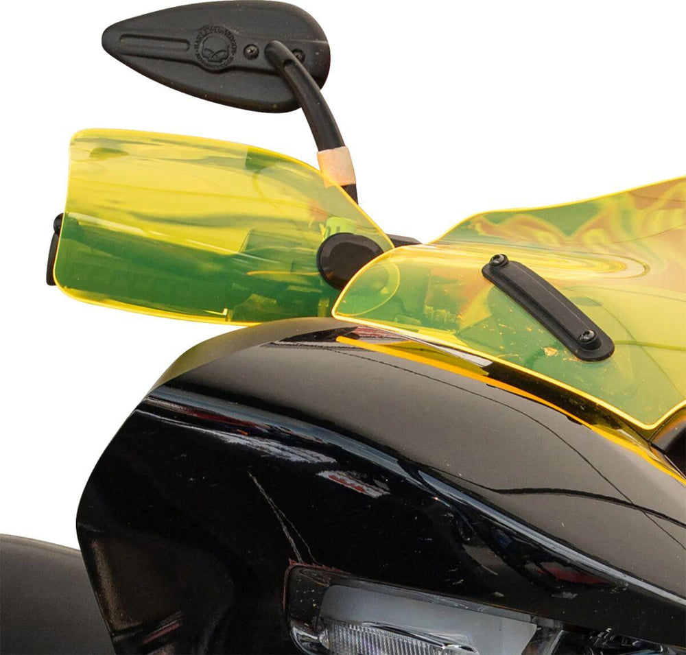 Klock Werks Flare Ice Hand Guards For Harley Davidson FLHLT 1923 ABS 2026 - Gloss/Yellow