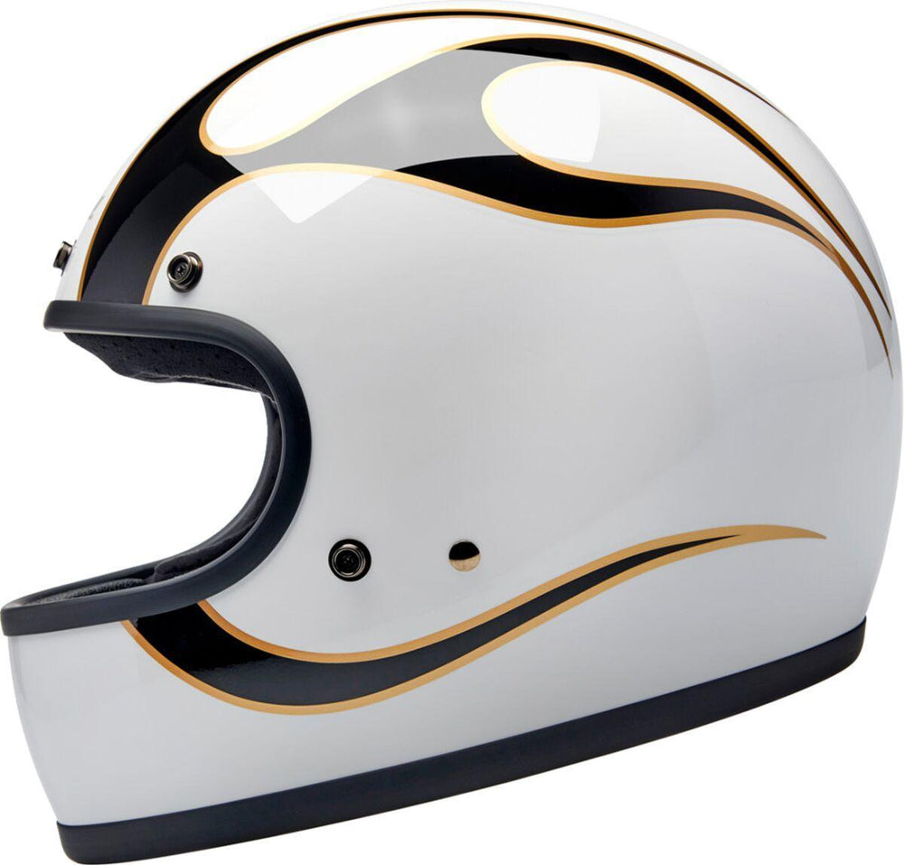 Biltwell Gringo Helmet - Black White