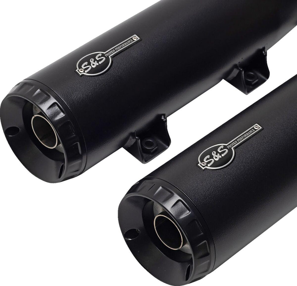S&S Cycle Grand National Silencers For Indian Scout 60 2019-2022 - Guardian Black