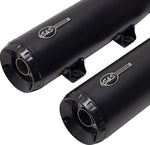 S&S Cycle Grand National Silencers For Indian Scout 60 2019-2022 - Guardian Black