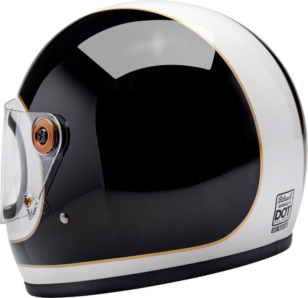 Biltwell Gringo S Helmet - Black White