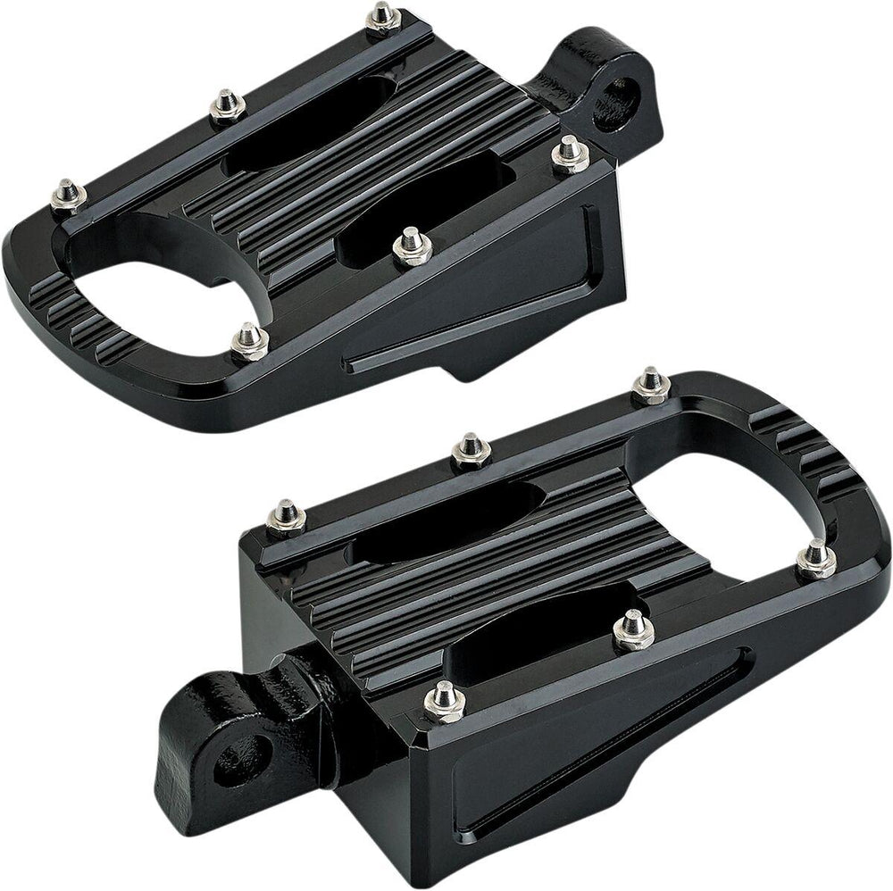 Biltwell Punisher Footpegs For Harley Davidson FLDE 1750 2018-2020 - Black