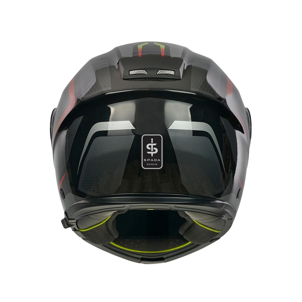 Spada Sirius Flip Front Motorcycle Helmet - Flow Orange