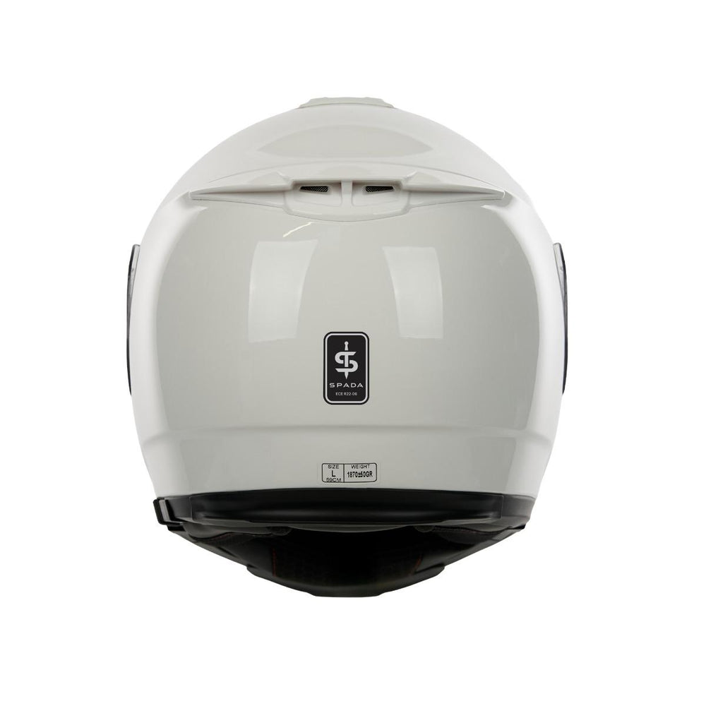 Spada Bastion Flip Front Motorcycle Helmet - White