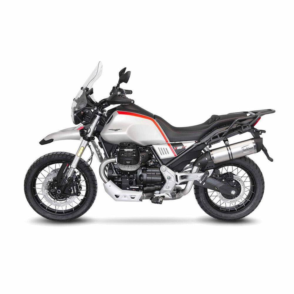 LeoVince LV One Evo Stainless Steel  Silencer For Moto Guzzi V85 850 TT 2018-2024 Left