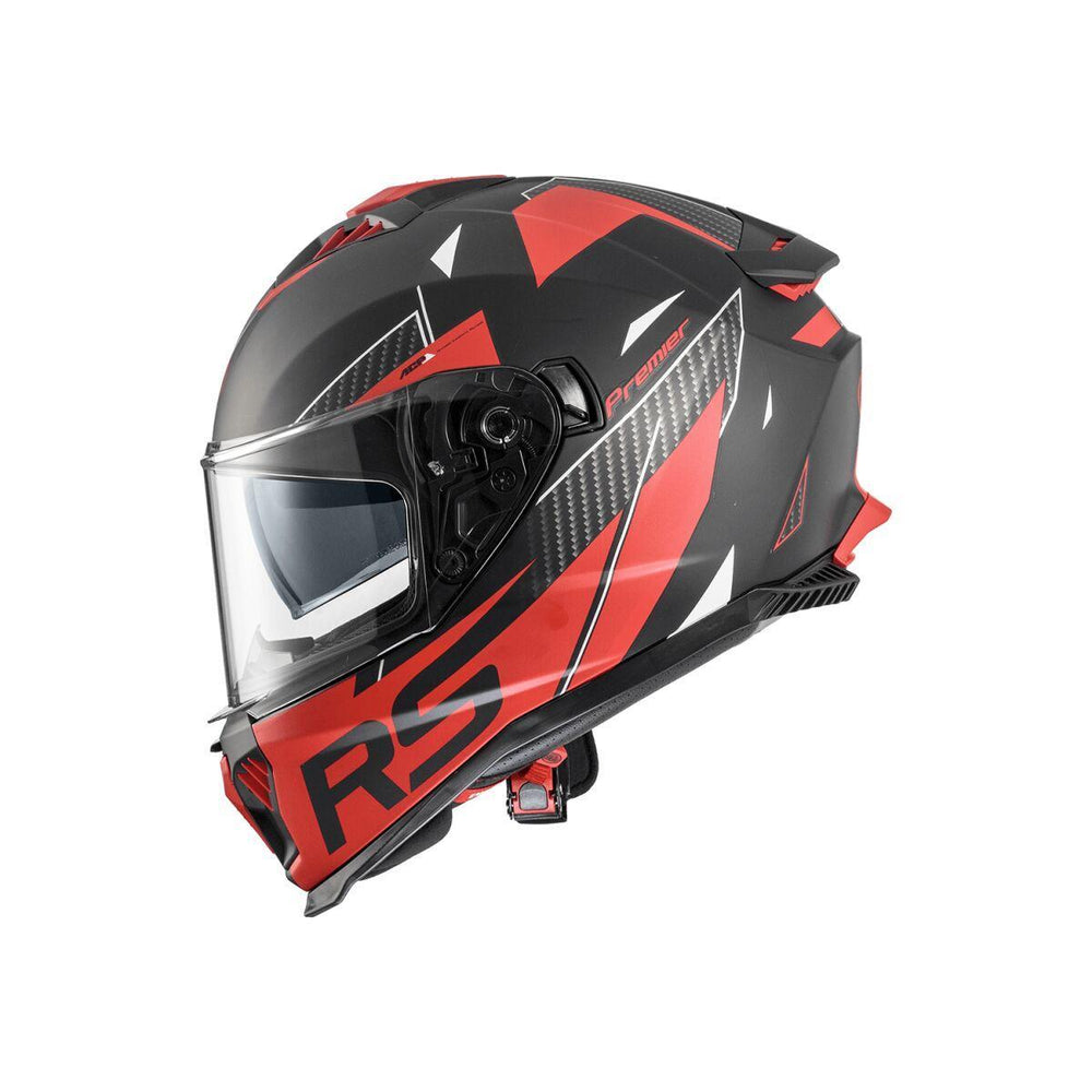 Premier Typhoon Helmet - Matte Black/Red