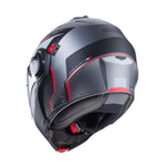 Caberg Duke Evo Move Matt Gun Metal Black Red Helmet