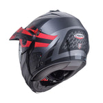 Caberg Tourmax X Sarabe Matt Gun Metal Black Red Flip Up Motorcycle Helmet