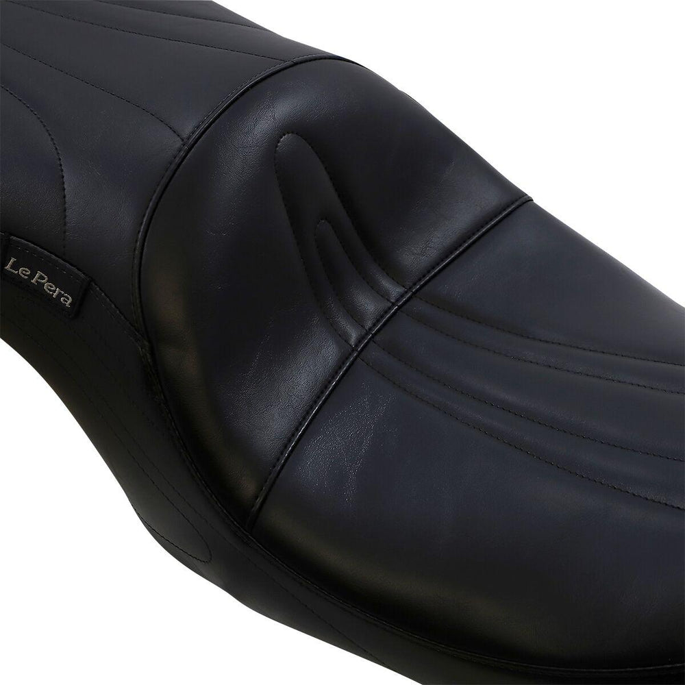 LE Pera Sorrento 2 Up Seat For Harley Davidson FLHR 1450 2002-2006 Stitched - Black