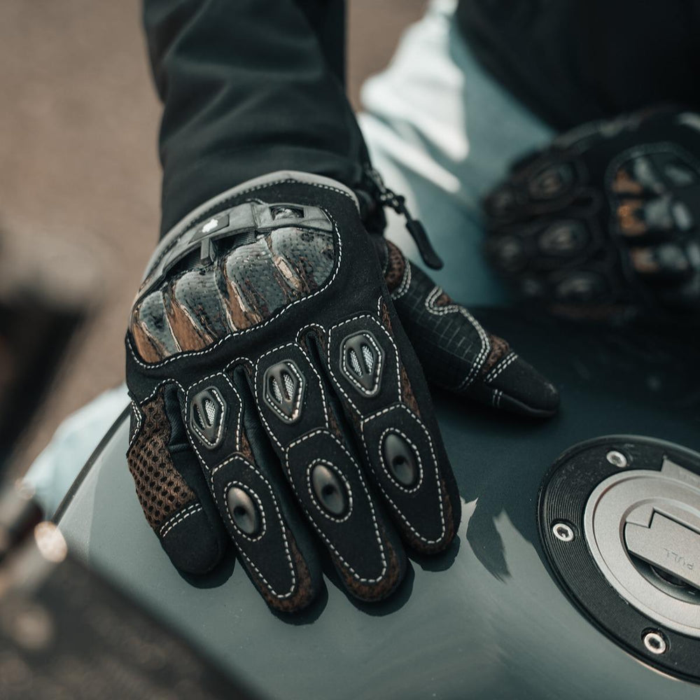 Spada MX-Air Rev 2 Motorcycle Gloves - Walnut Brown