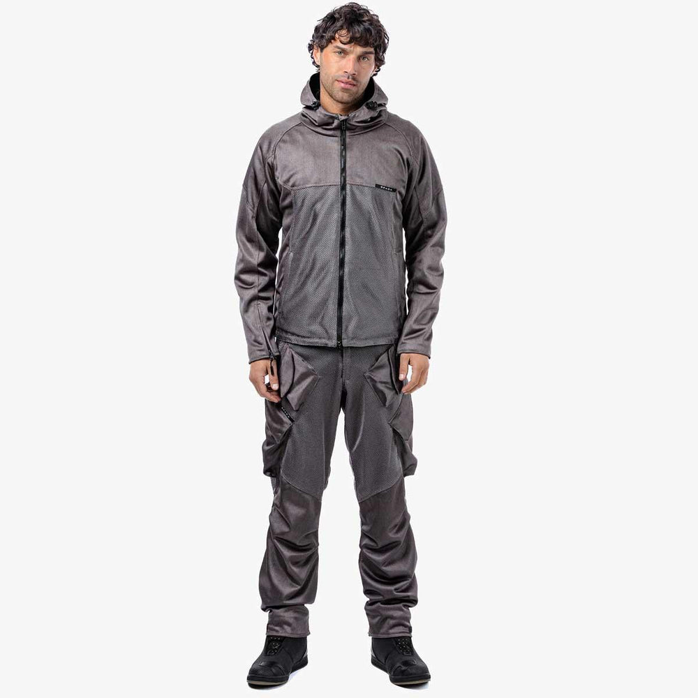 Spada Hooded Air Motorcycle Jacket - Ultimate Grey