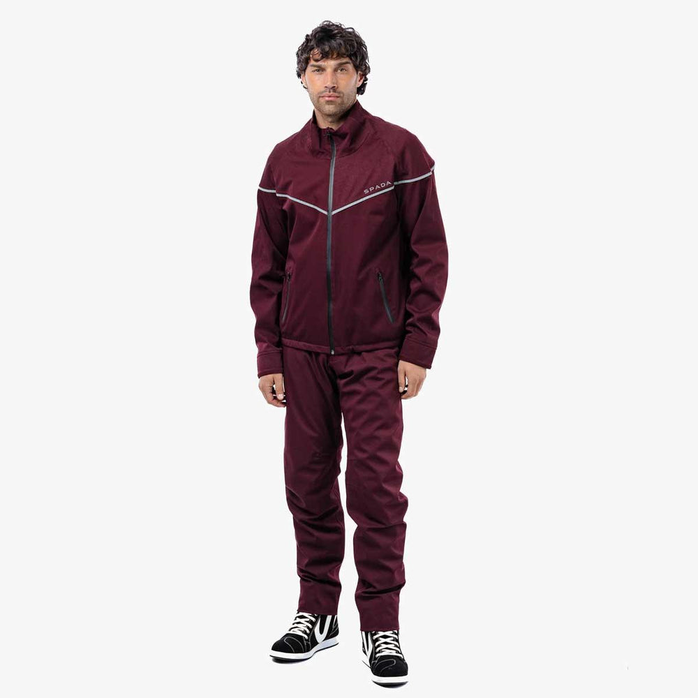 Spada Dash Men's Motorcycle Jacket - Port Red