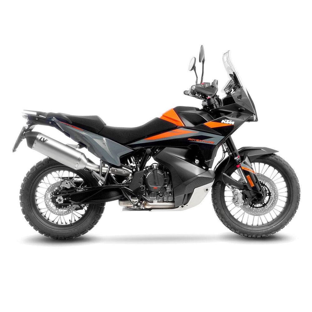 LeoVince LV-14 Stainless Steel Silencer For KTM Adventure 790 2019-2025