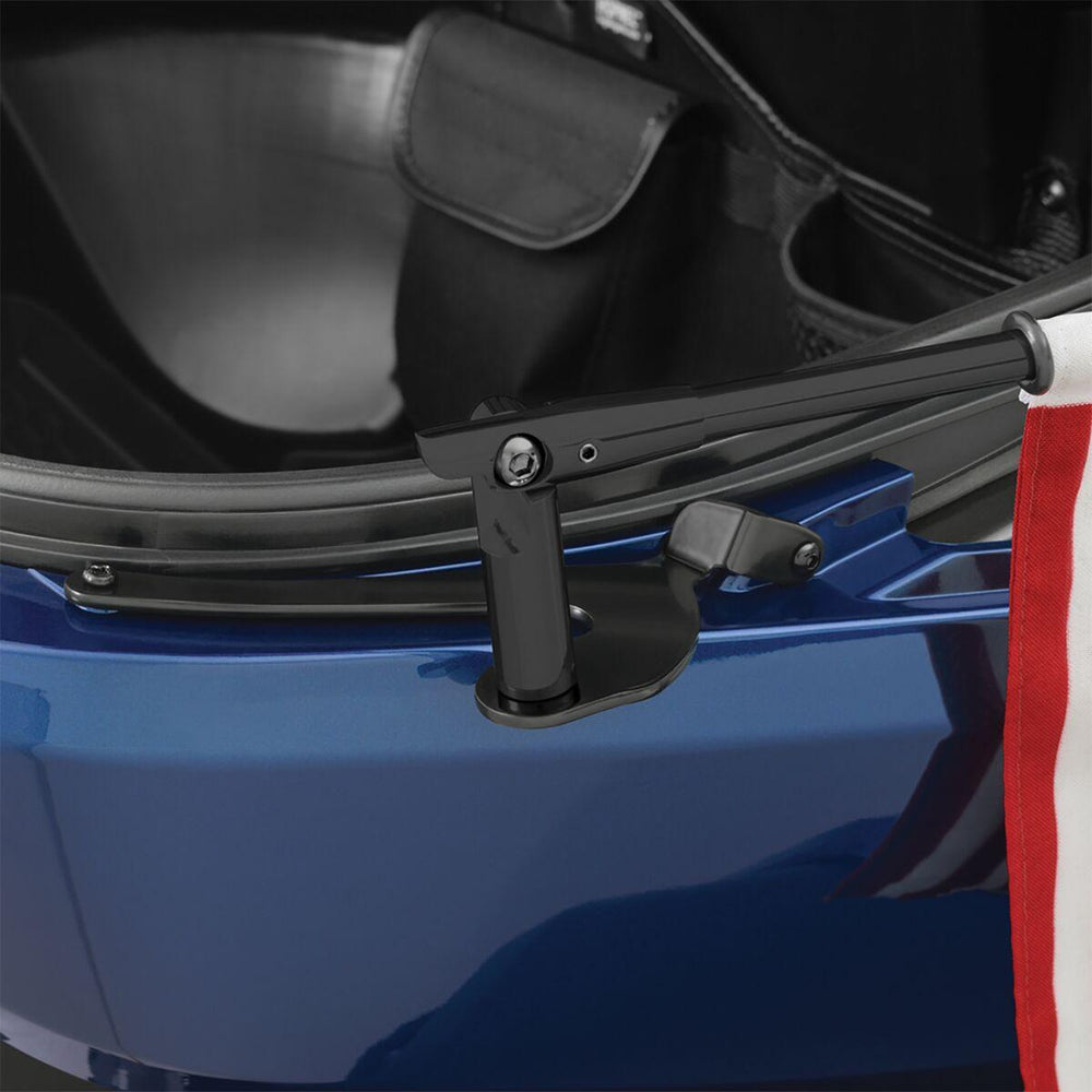 Show Chrome Flag Pole With US Flag For Can Am Spyder 1330 F3-T 2017-2023