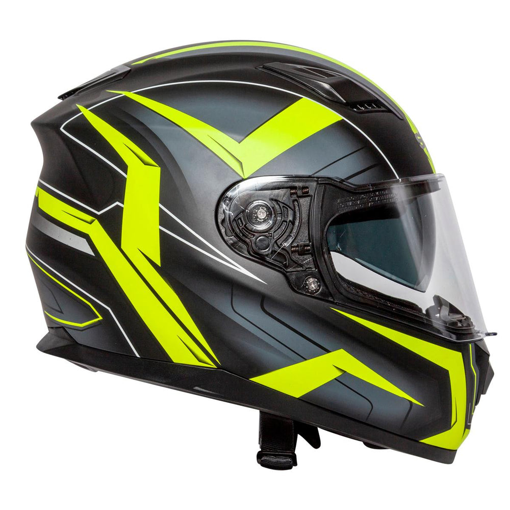 Spada SP17 Ruler Matt Black Yellow Helmet