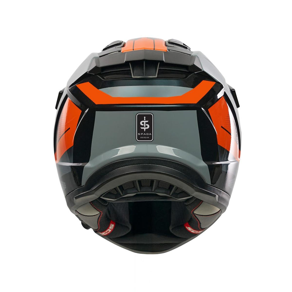 Spada Trailhawk Raptor Adventure Motorcycle Helmet - Orange