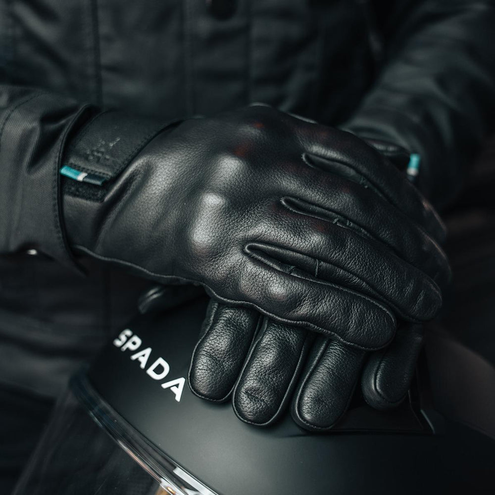 Spada Clutch Winter Waterproof Motorcycle Gloves - Black