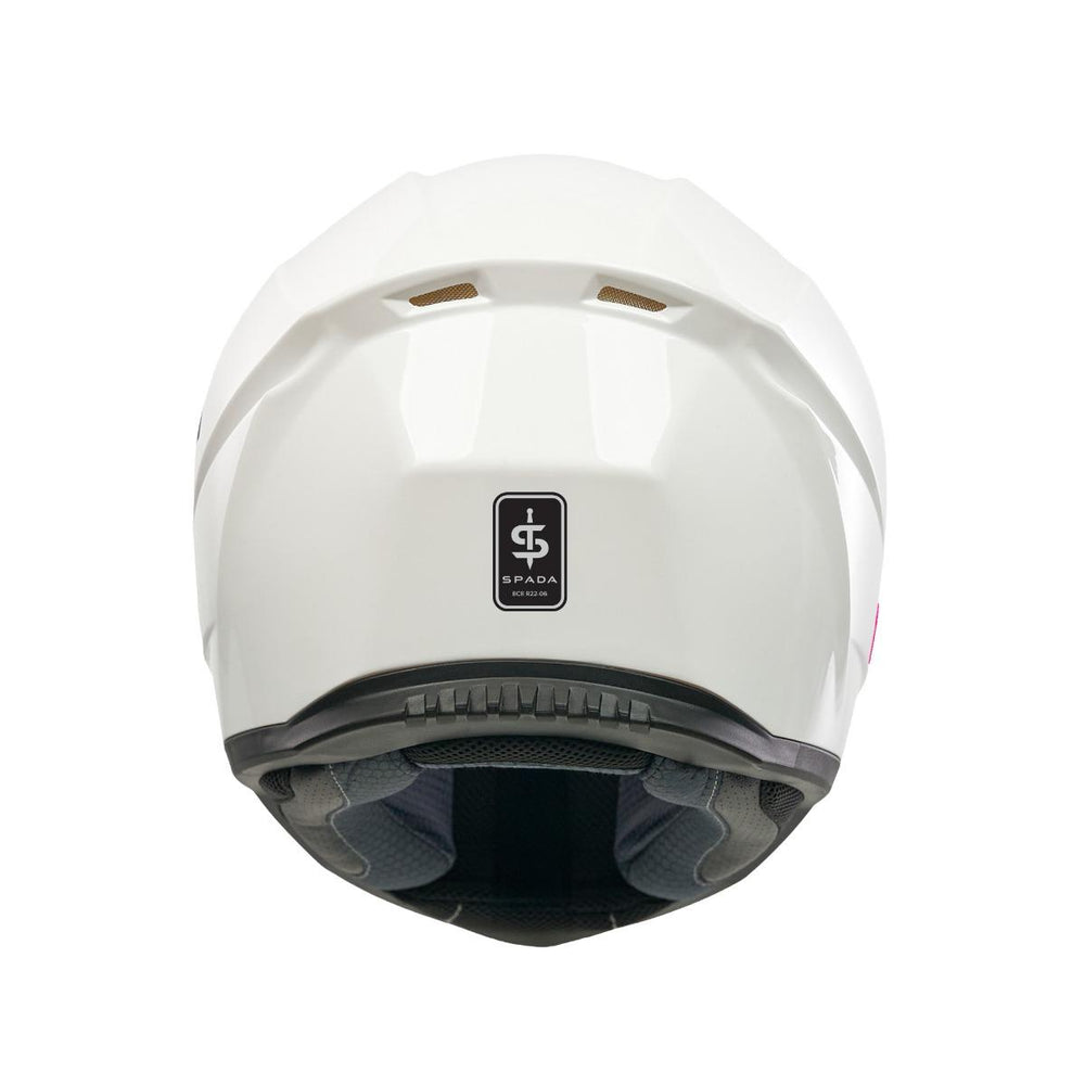 Spada Raiden 3 Full Face Motorcycle Helmet - White