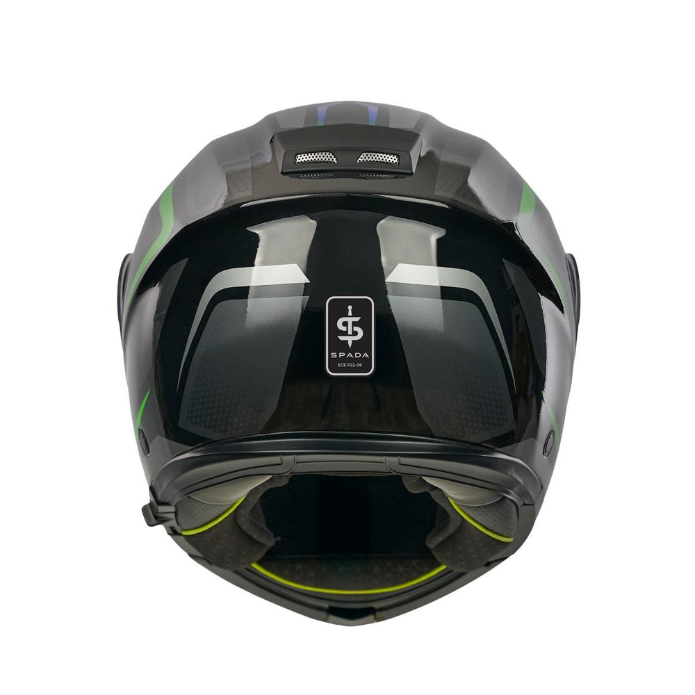 Spada Sirius Flip Front Motorcycle Helmet - Flow Green