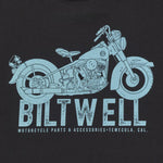 Biltwell Mens Adult Old Junk Pocket T-Shirt - Black
