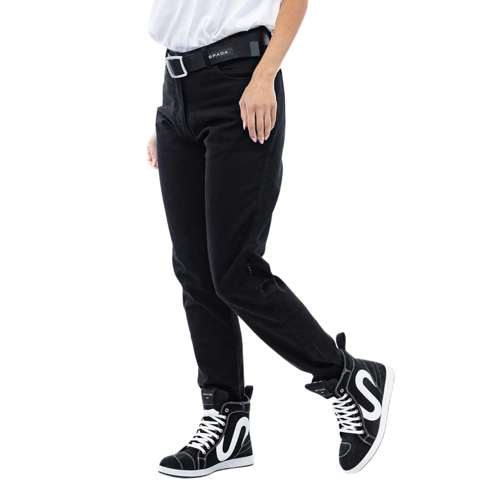 Spada Drifter CE Ladies Motorcycle Jeans - Solid Black