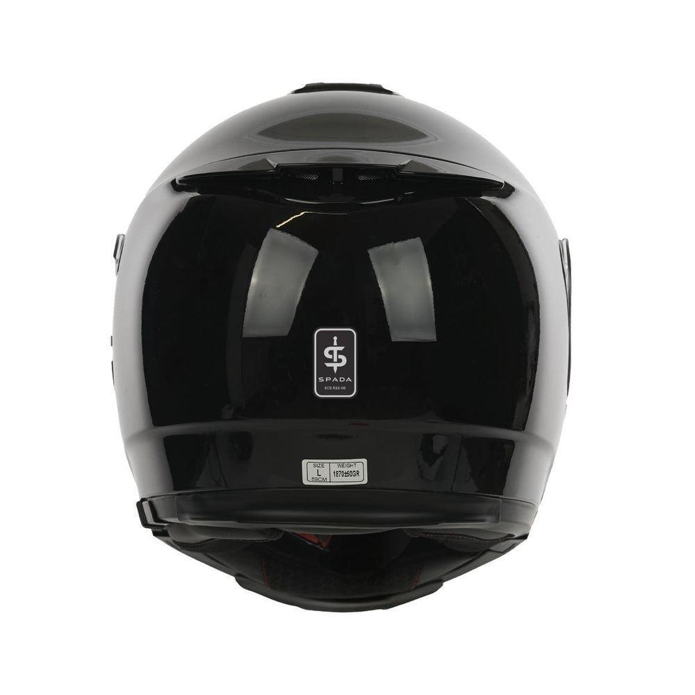 Spada Bastion Flip Front Motorcycle Helmet - Black