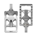 Heinz Bikes Foot Pegs For Harley Davidson FLD1690 2012-2013 Front or Rear - Silver