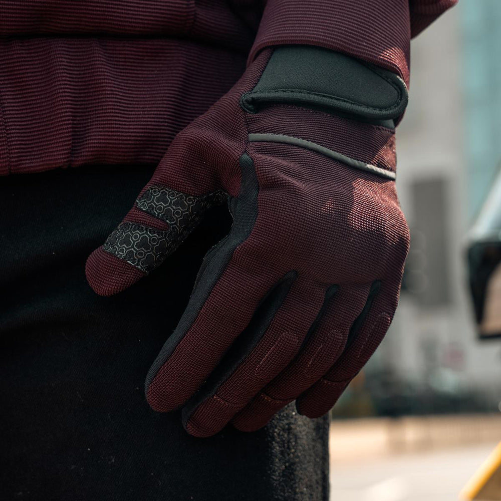 Spada Blade Motorcycle Gloves - Port Red