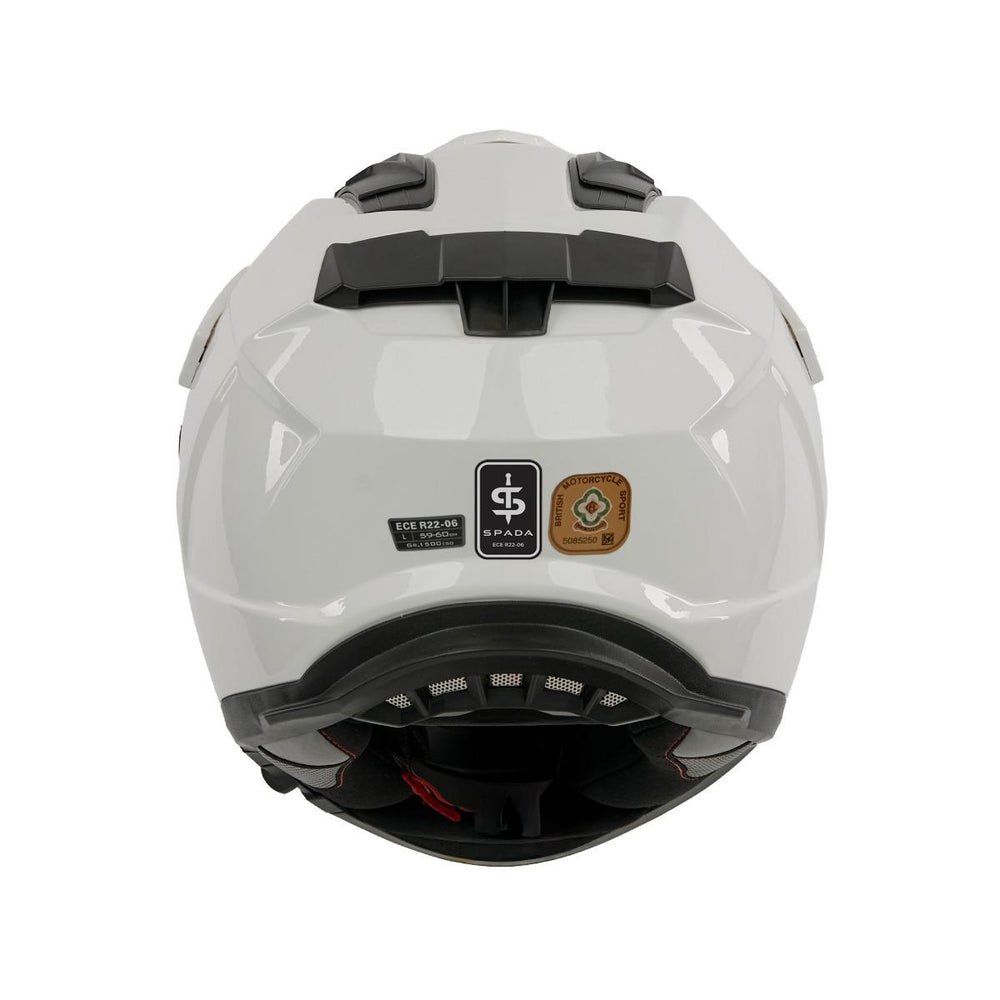 Spada Trailhawk Adventure Motorcycle Helmet - White