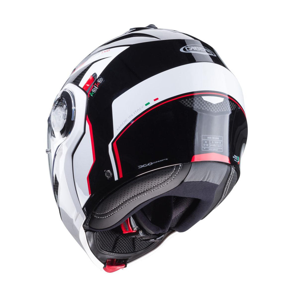 Caberg Duke Evo Move Black White Red Helmet